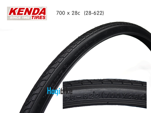 켄다 퀘스트 700 x 28c (28-622) , 하이브리드 타이어 Kenda KWEST road tire Black호기자전거