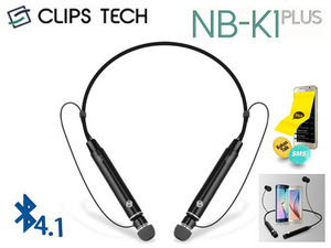 크립스 테크 NB-K1 플러스 블루투스 넥밴드 이어폰 -Black- Clips Tech NB-K1 Plus Bluetooth neck band호기자전거
