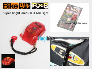바이크가이 RX-6 수퍼 브라이트 LED 후미등 Bike Guy Tail Light