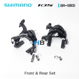 [앞+뒤 세트] 시마노 105 로드 캘리퍼 브레이크 BR5800 Shimano Road Caliper Brake Set BR-5800호기자전거